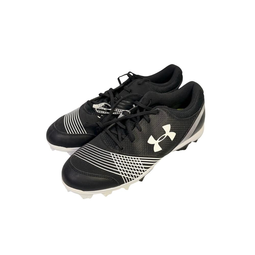 Under Armour Men's Baseball Cleats Size 12 Black White Molded New